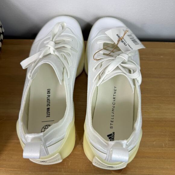 New Adidas by Stella McCartney ASMC Treino Sneakers in White Women's Size 7.5 - Picture 2 of 10